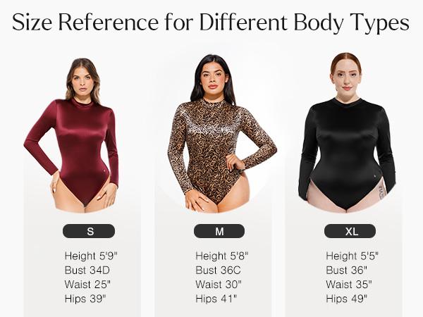 ​​Popilush High-Waist Bodysuit - Tummy Control Shapewear with Long Sleeves Elastic Hip -LIVE Breathable Padded
