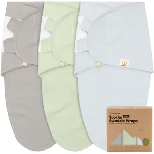 3-Pack Soothe (Wren) Swaddle Wraps