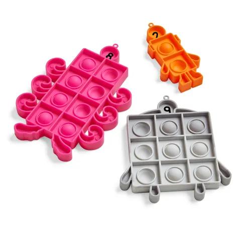hand2mind Numberblocks Sensory Bubble Popper Set, Push Pop Fidget Toys, Keychains for Kids, Counting Toys, Math Manipulatives, Fine Motor Tools, Calm Down Corner Supplies, Preschool Classroom Must Haves