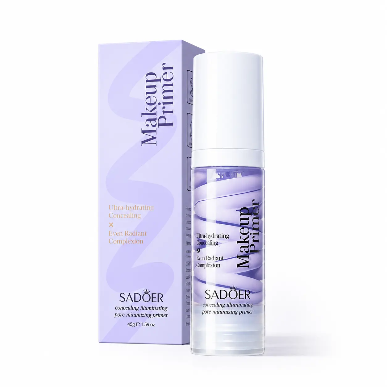Makeup Primer, Hydrating Face Primer for Smooth Base, Lightweight Pore Blurring Primer for Long Lasting Makeup