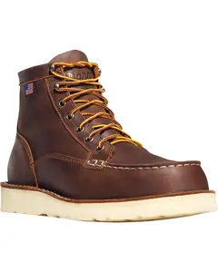 Danner Men's 6" Bull Run Moc Toe Work Boot Steel - 15564