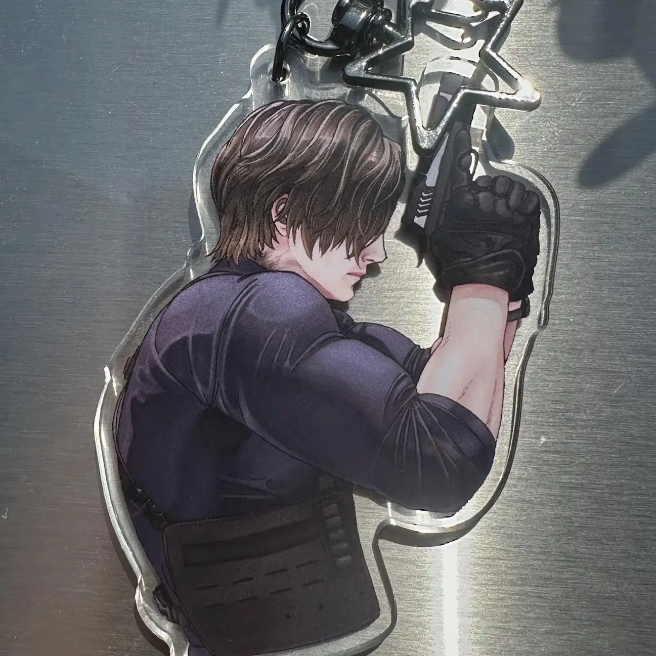 Leon Kennedy | Resident evil 9 Requiem | Double sided Keychain