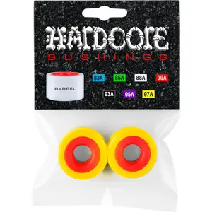 Hardcore Bushings Barrel Bushing 97a - Yellow/Red (Set)