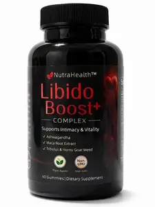 NutraHealth Maca Root & Horny Goat Weed Gummies – Natural Intimacy & Energy Support – Ashwagandha Complex – 60 Gummies