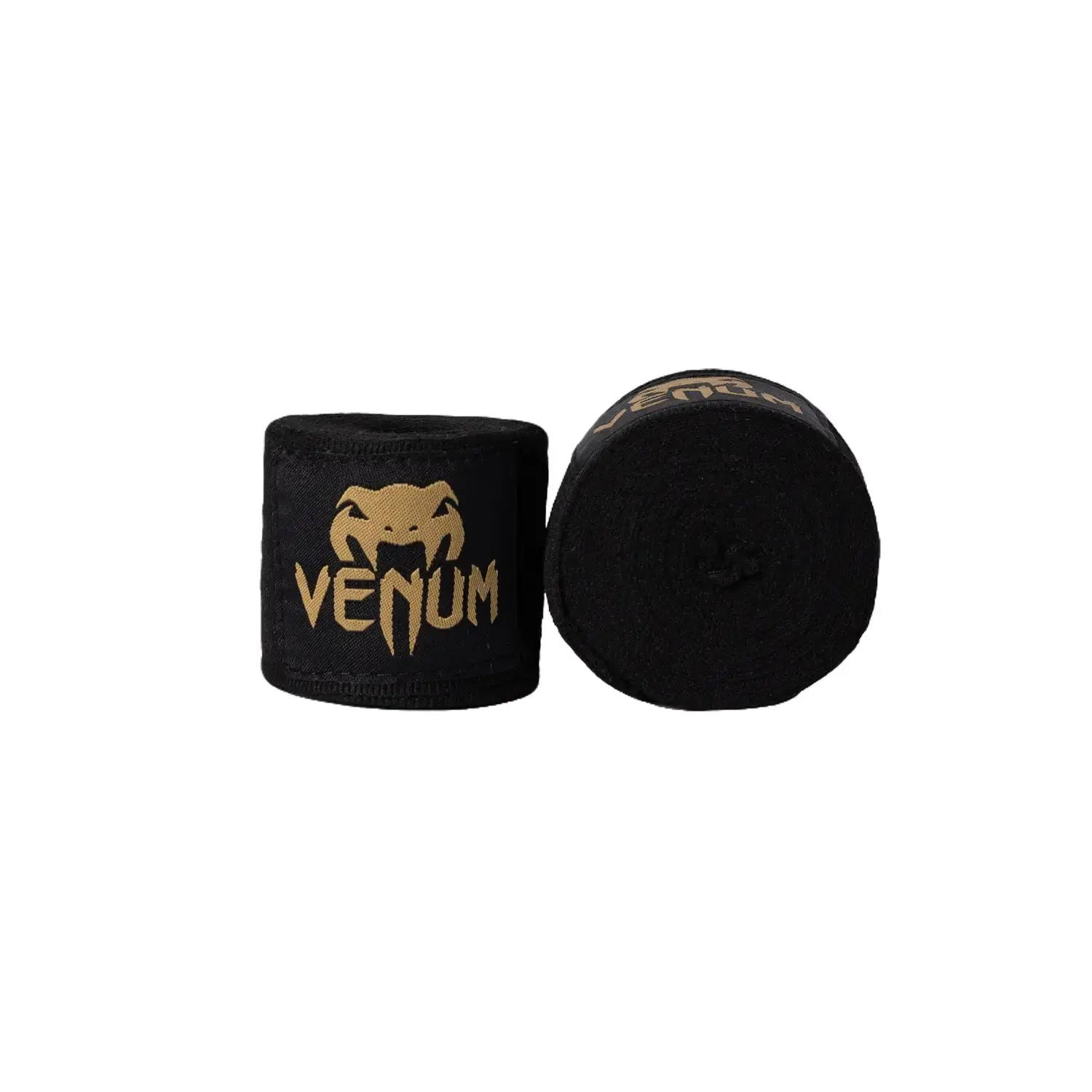Venum Kontact Boxing Hand Wraps - Black/Gold - 4.5m (180 in)