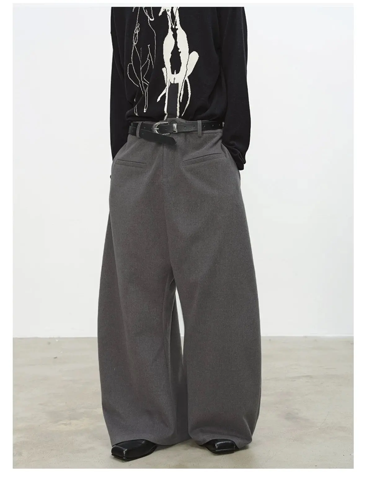 Reversible Pleated Pants