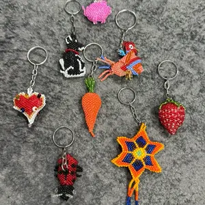 1 x $8 Llaveros de Chaquira - Mexican keychain Handmade beads for All seasons