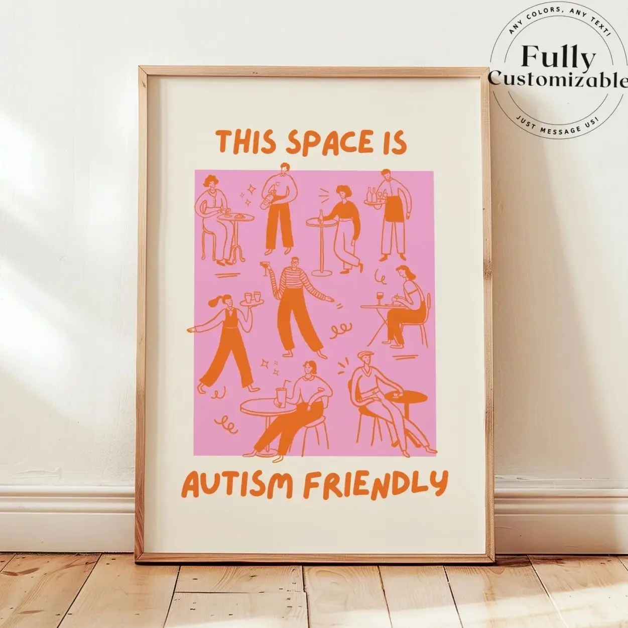 Neurodivergent Home Print: Maximalist AuDHD or Autism Pride Poster