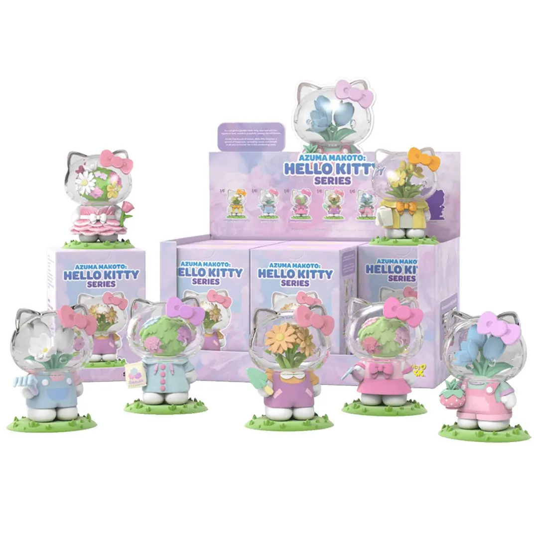 Officially Licensed Sanrio x Azuma Makoto Hello Kitty Series Blind Box Figure - Blind Bag Collectible, Cartoon Character Collectible, Collectible Blind Pack