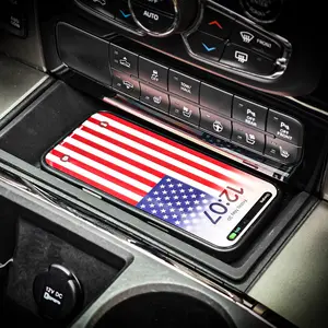 Center Console Wireless Charging Compatible with 2009 2010 2011 2012 2013 2014 2015 2016 2017 Dodge RAM/RAMBox1500/2500/3500 Center Console Wireless Charger