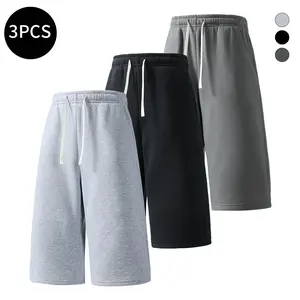 3-pack sports shorts, breathable running exercise, workouts, and everyday casual Seven quarter pants