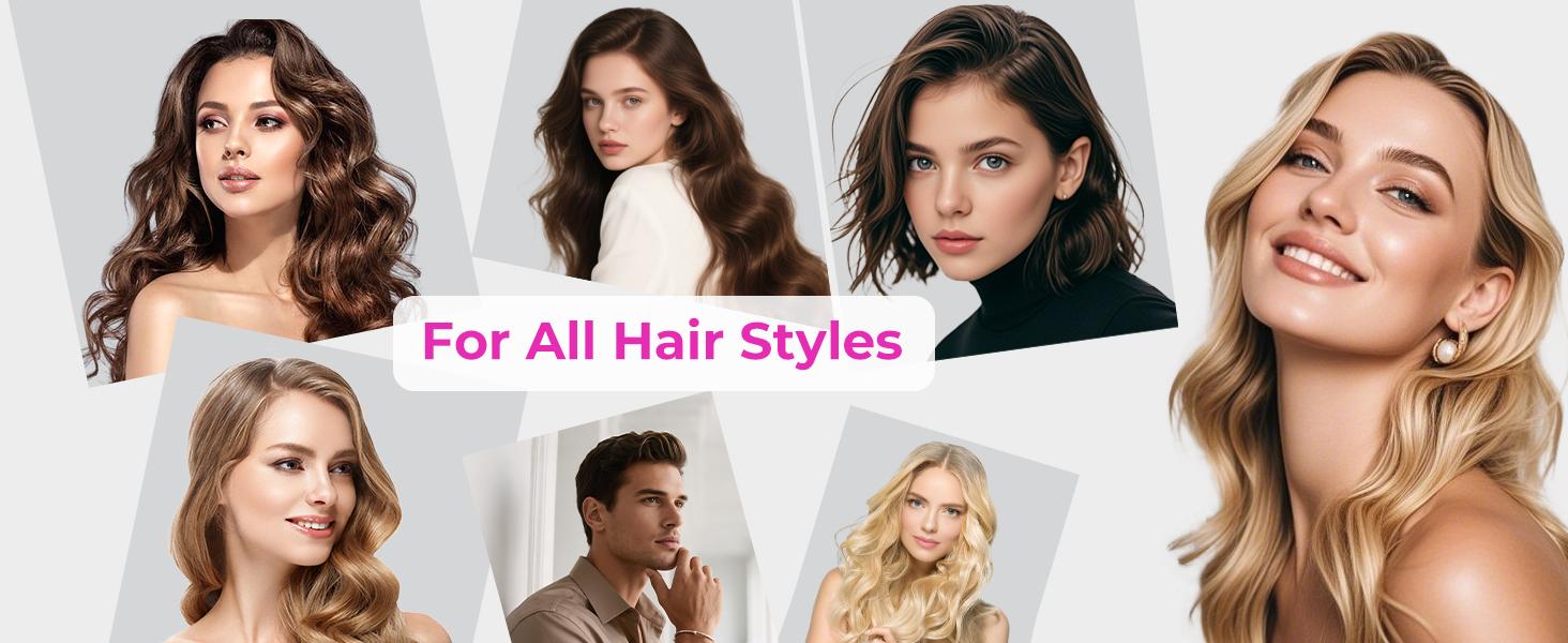 SHRATE Ultra-Fast Hair Dryer with 500 Million Negative Ions Magnetic Diffuser 1400W Power 160000 RPM Low Noise 5X Faster Drying Portable Lightweight Ergonomic Design | High Speed Fast Drying, Frizz Control & Smoothing