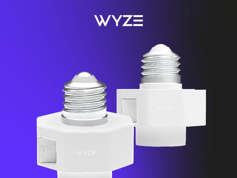Wyze Lamp Socket v1 — Lightbulb Camera Adapter for Wyze Cam v4 and Cam v3, Also Makes Your Light(s) Smart, Special Power Adapter Accessory