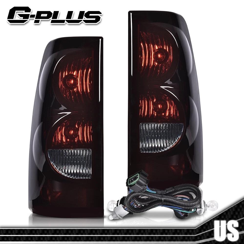 Fit For 2003-2006 Chevy Silverado 1500 2500 3500 Tail Lights Red W/ Harness,All Models Rear Lamps Left & Right Luces Traseras,Faros Traseros