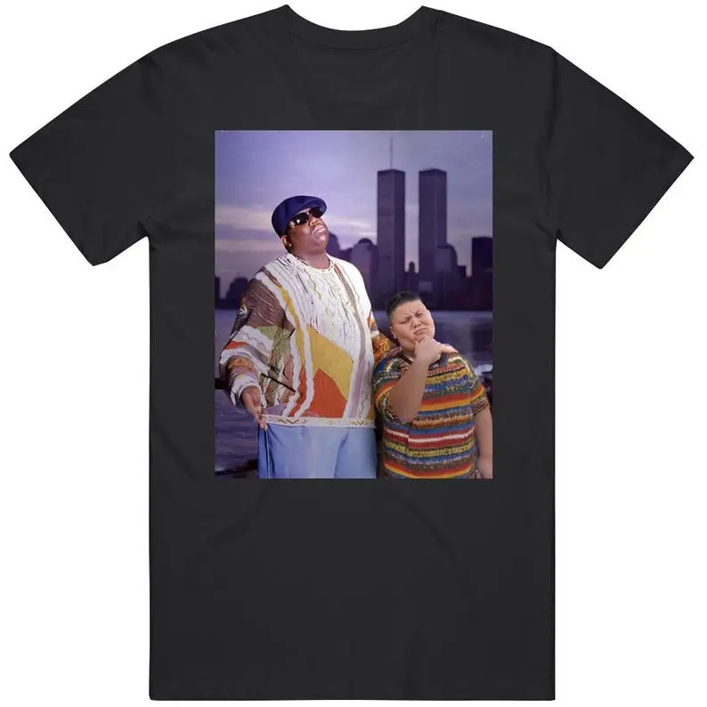 The Rizzler And Biggie New York Rapper Costco Guys Tiktok Meme Joke Gift T Shirt, 100% Cotton, Crew Neck, Slight Stretch, Breathable & Wear-Resistant, All-Season Short Sleeve Tee, Perfect for Outdoor & Daily Fashion Oversized Graphic