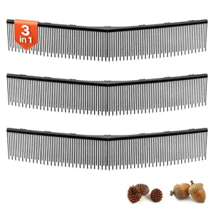 【Summervibes】VEVOR 3 Packs Lawn Sweeper Brush Replacement, Compatible with VEVOR 26 in Lawn & Leaf Collector Sweepers, Yard Sweeper Brush Paddle with Durable V-Shaped Bristles for Easy Grass Leaf Cleanup