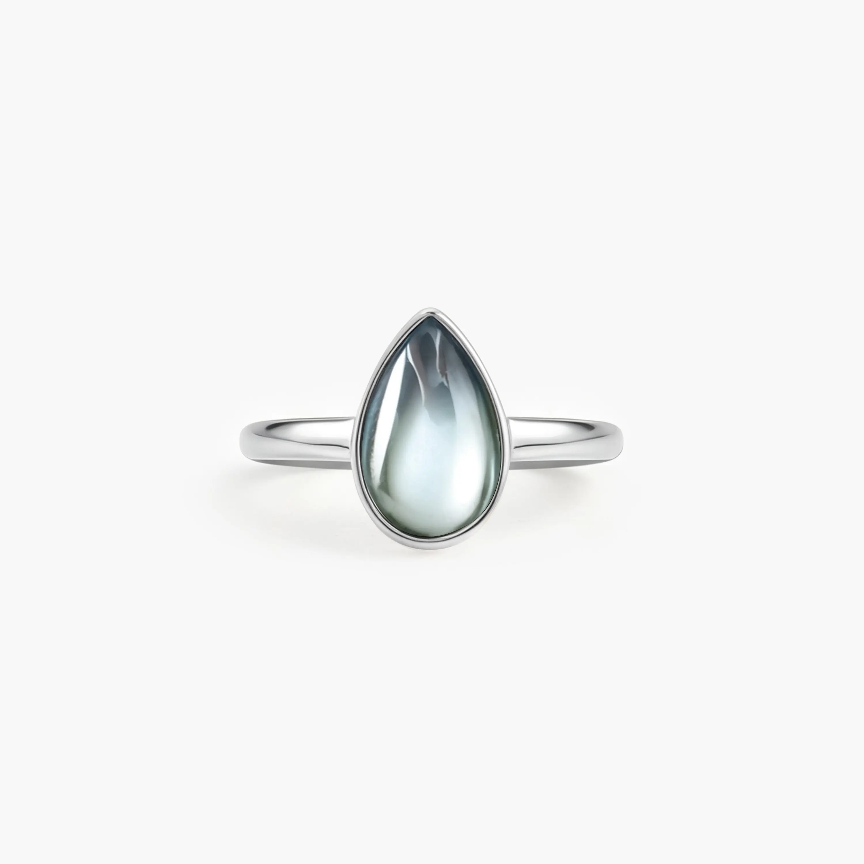 en route Waterdrop Ring in Marine Blue, Elegant Teardrop Silhouette with Vibrant Deep Blue Crystal, Lightweight Construction with Smooth Inner Band for All-Day Comfort, Sophatile Jewelry Perfect for Ring Stacking & Modern Daily Outfits