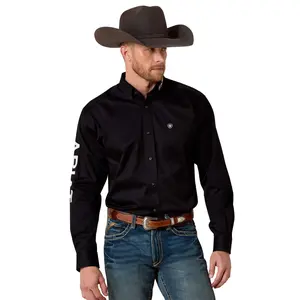 Men's Team Logo Twill Classic Fit Shirt Men's Team Logo Twill Classic Fit Shirt
