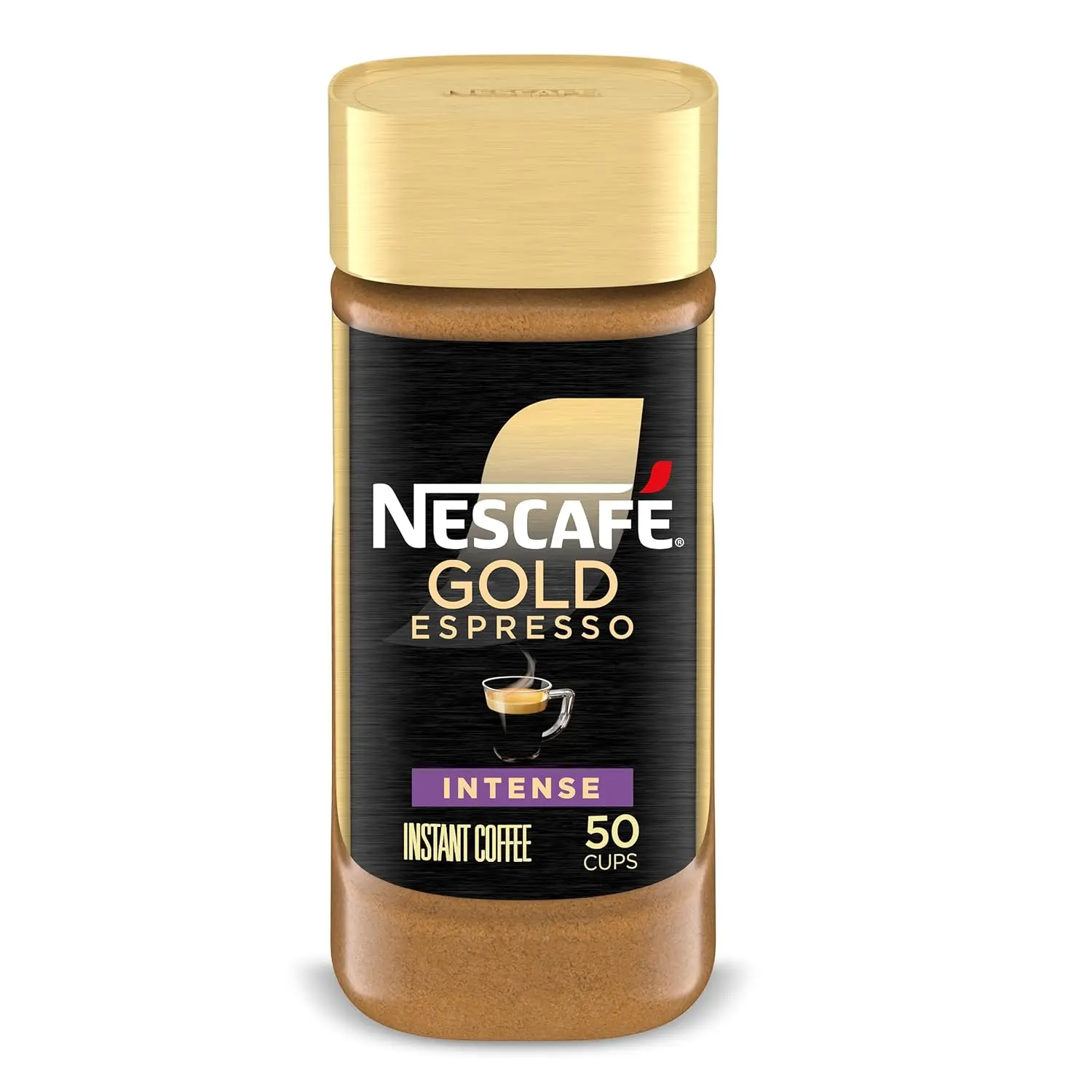 NESCAFÉ Gold Craft Instant Espresso Drink, Premium Arabica Beans Golden Roast, 3.5 oz (100 g) Jar for Adults, Espresso Drinks, Instant Coffee