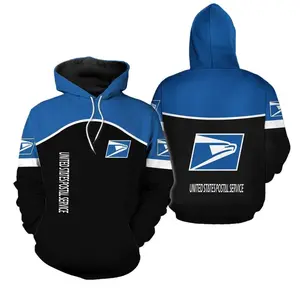 Vintage Casual USPS 3D Hoodie for Men and Women, Trendy 3D Hoodie, Cool Unisex Fashion Top
