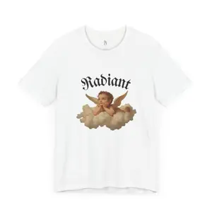 Radiant Cherub T-Shirt – Vintage Angel Aesthetic Streetwear