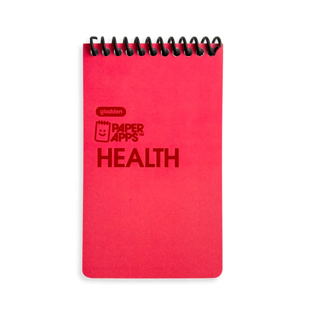 Paper Apps™ HEALTH Journal Notebook - Kids' Educational Board Game Accessory