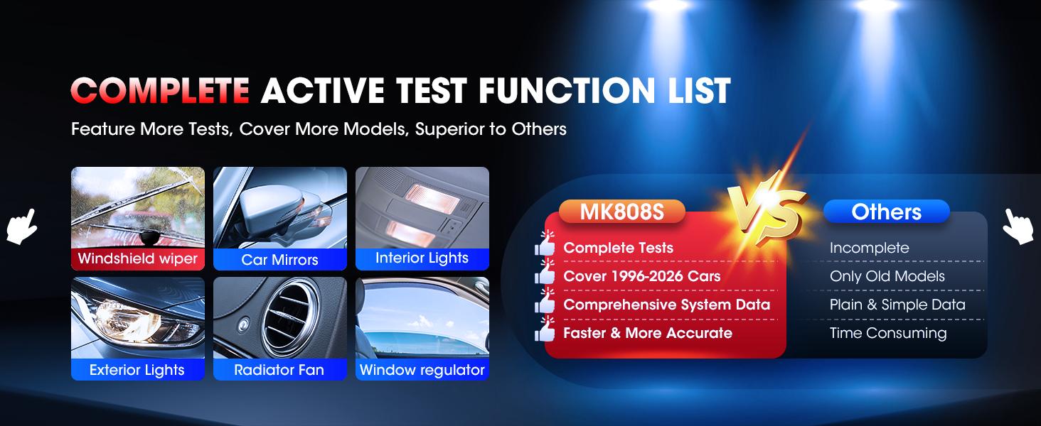 Autel Scanner MaxiCOM MK808S Car Diagnostic Scan Tool Bi-directional All Systems Diagnosis 28+ Services Active Test Autel Scanner MaxiCOM MK808S Car Diagnostic Scan Tool Bi-directional All Systems Diagnosis 28+ Services Active Test