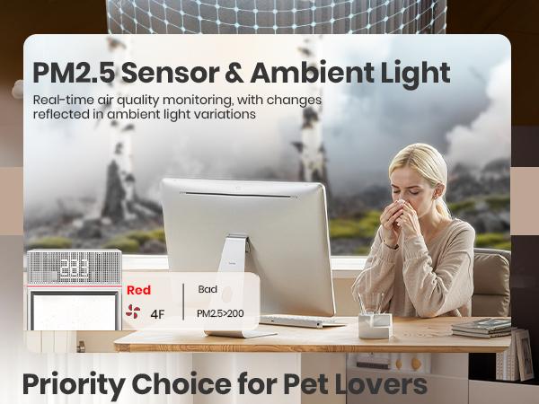 Air Purifiers PB6866 for Large Room Up to 3600 ft² with PM2.5 Air Quality Monitor, Auto Mode, Three-Sided Air Intake H13 HEPA Filter—Air Cleaner for Pet Hair Dander Odor Allergies Pollutant, Quiet Casters Design#TikTokShopBlackFriday Air Purifiers PB6866 for Large Room Up to 3600 ft² with PM2.5 Air Quality Monitor, Auto Mode, Three-Sided Air Intake H13 HEPA Filter—Air Cleaner for Pet Hair Dander Odor Allergies Pollutant, Quiet Casters Design#TikTokShopBlackFriday