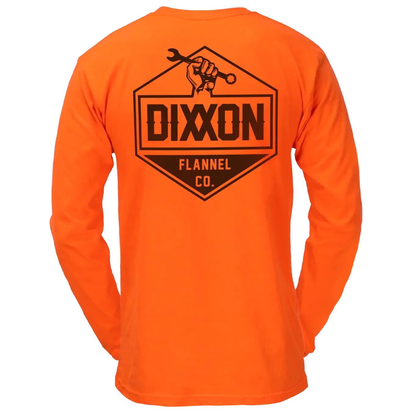 Working Class Hi Vis Long Sleeve T-Shirt - Safety Orange