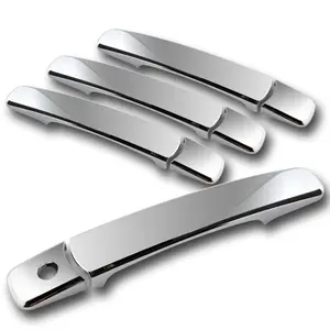 4PCS Chrome Door Handle Covers Caps Trim Compatible with 2008 - 2013 NISSAN ROGUE
