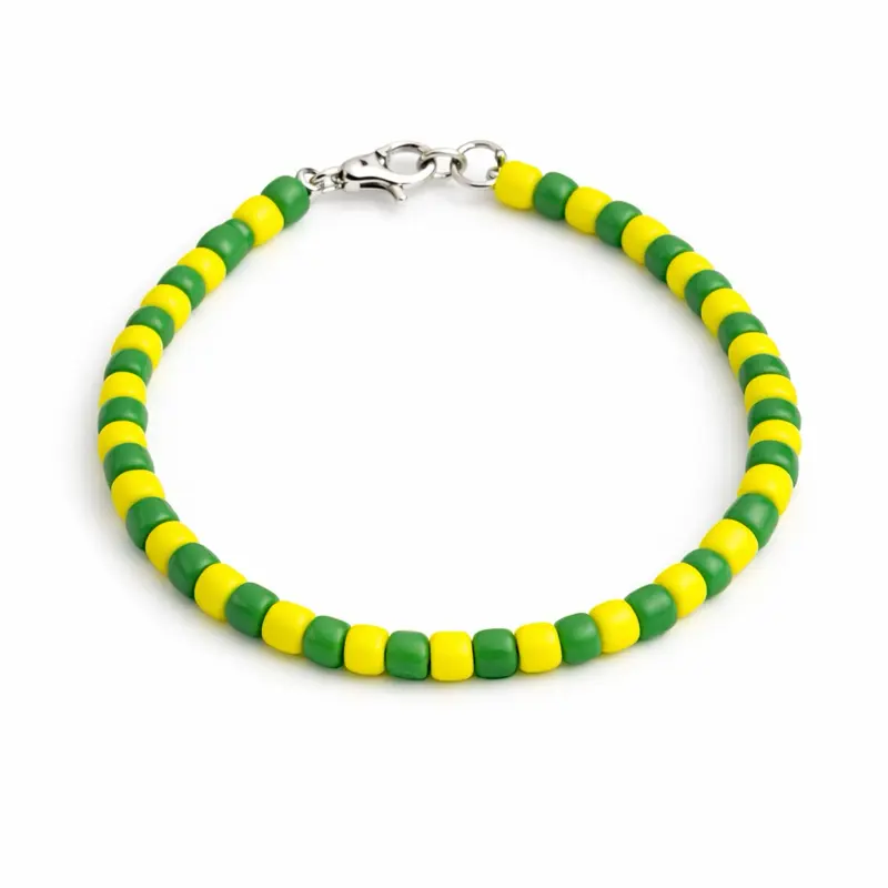 Mano de Orula hecho de mano con clip 7 pulgadas , Orula bracelet handmade with clip 7in