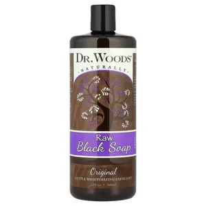 Dr. Woods Raw Black Soap, Original, 32 fl oz (946 ml)