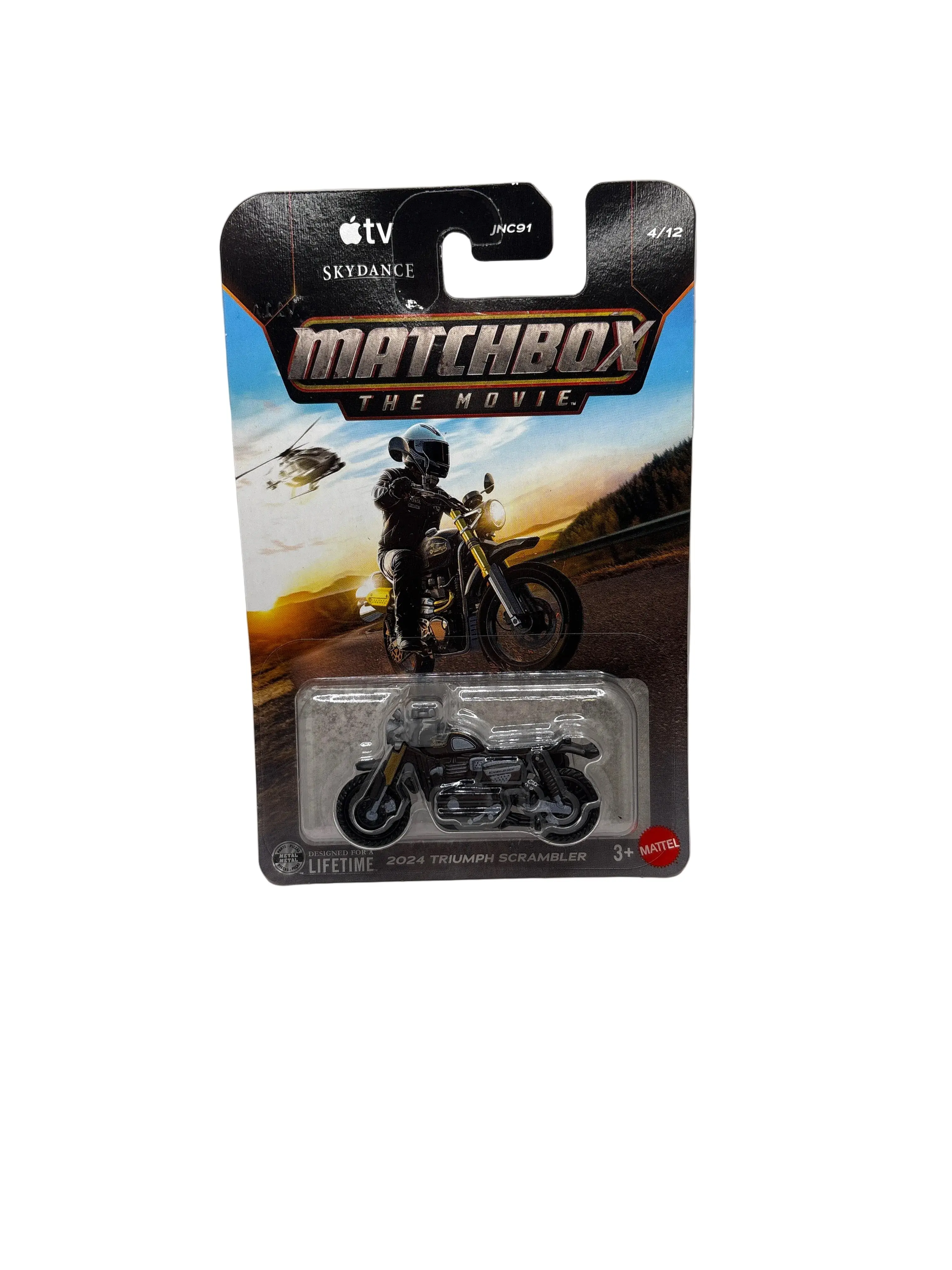 Matchbox 2024 Triumph Scrambler Diecast black