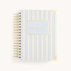 2026 Spiral Daily Simplified Planner - Serene Stripe
