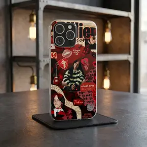 Eilish collage phone case | musician collage phone case