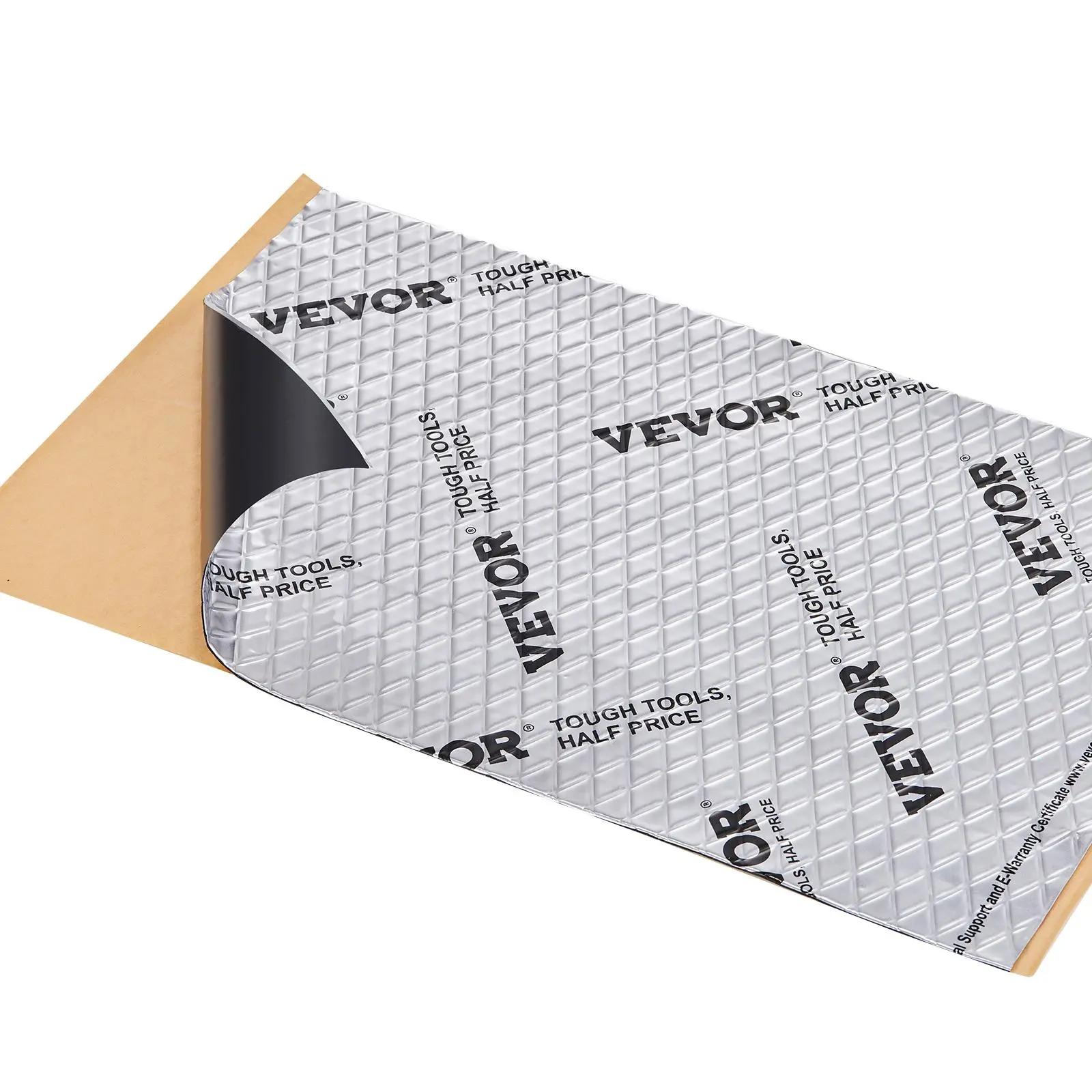 【FathersDayGift】VEVOR Car Sound Deadening Mat,  50 mil 52 sqft Car Sound Dampening Material, Butyl Automotive Sound Deadener, Noise Insulation and Vibration Dampening Material for Car