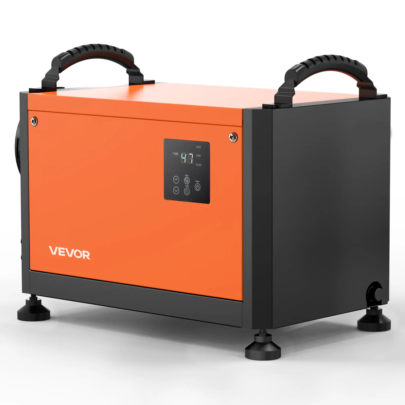【summerfinds】VEVOR 70 Pints Commercial Dehumidifier with Drain Hose, Portable Crawl Space Dehumidifiers for Basement Storage Room Industrial, Auto Defrost/Drainage, Heavy-duty Galvanized Steel, LED Indicate,dorm essentials,home essentials