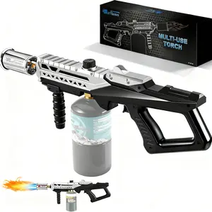 Kitchen Torch, Propane Torch Blow Torch, Food Culinary Torch for Outdoor Cooking, Campfire Starter Grill Torch, BBQ Torch for Steak & Creme Brule Christmas Gift Ideas