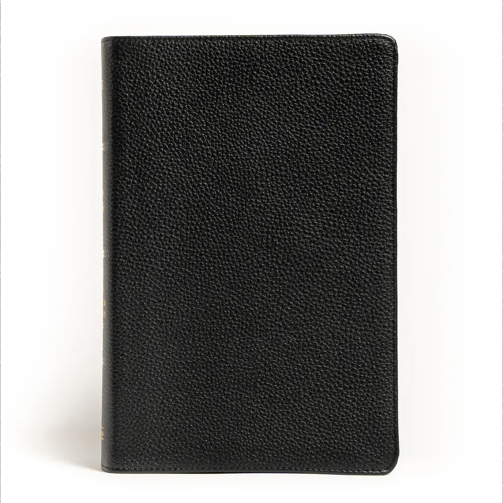 USED Book - NASB Large Print Personal Size Reference Bible, Black Genuine Leather by Holman Bible Publishers (Leather Bound) - english