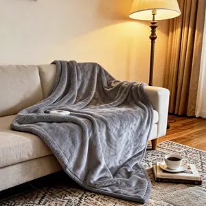 Weekend sale!!! Free lint roller with every purchase! Flannel Electric Heating Blanket Soft Warm Heated Throw for Home Office Single Double Size Fast Heating Cozy Winter Blanket Free Lint Roller. Free lint roller included!