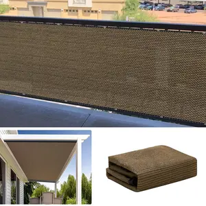 Fence Privacy Screen Balcony Sun Shade Cloth 80% Shade Fabric Outdoor Patio Screens Mesh Panels Apartments Railing Cover UV Protection for Backyard Garden Porch Deck:1-Pack