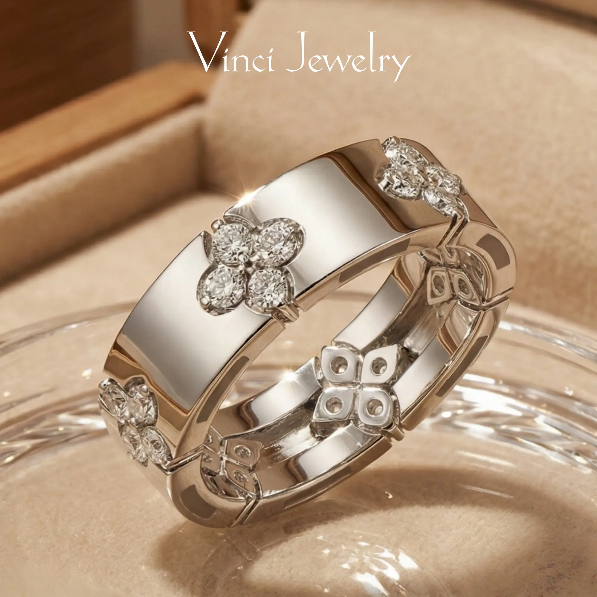 925 Elegant Flower Ring with Hollow Floral Design, Hypoallergenic Sterling Silver and 5A Cubic Zirconia Jewelry for Women, Couple Ring, Wedding & Engagement Ring, Ideal Gift for Her, Valentine's Day, Birthday, Mom's Gift Bridal Rings Statement Ring