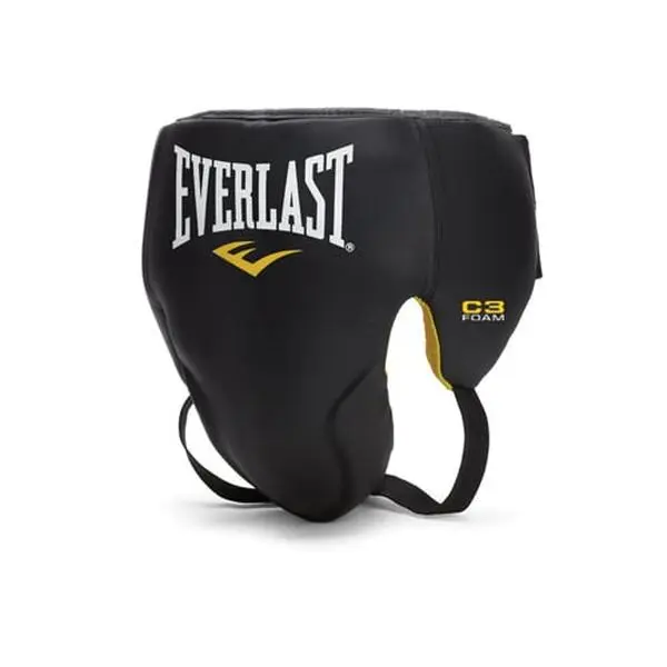 Leather Hook-and-Loop Pro Competition Groin Protector, Sports Accessories, Protective Equipment, Protective Gear