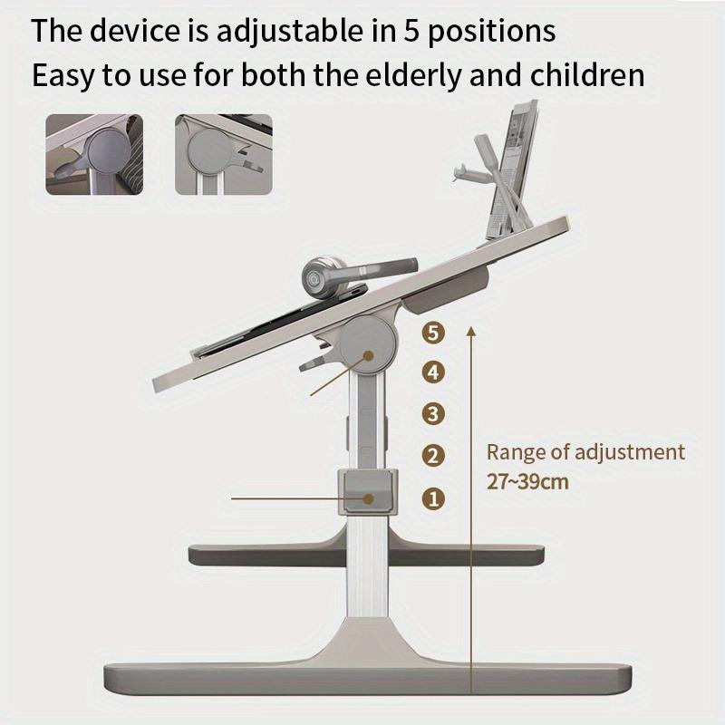 Lap Desk Bed Tray Table, Adjustable Laptop Stand for Bed with USB/ Light/ Fan/ Drawer, Portable Laptop Desk Table for Bed/ Couch/ Sofa/ Reading/ Writing, Bed Trays for Eating And Laptops Lap Desk Bed Tray Table, Adjustable Laptop Stand for Bed with USB/ Light/ Fan/ Drawer, Portable Laptop Desk Table for Bed/ Couch/ Sofa/ Reading/ Writing, Bed Trays for Eating And Laptops