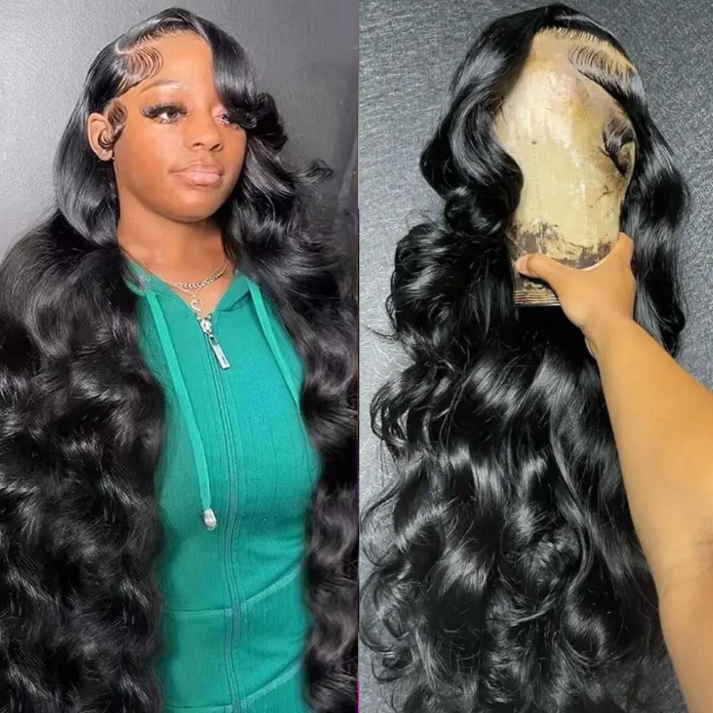 [30inch=$101] 13x4 13x6 Body Wave 180 Density Human Hair Wigs Lace Front Human Hair Wig Pre Plucked With Baby Hair For Women SpringStatements