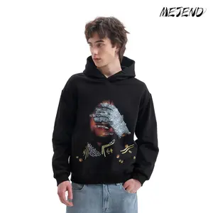 Unisex 100% Cotton Long Sleeve Sweatshirt, Sparkly Rhinestone Graphic Top, Oversized Streetwear Pullover, Casual Outfit