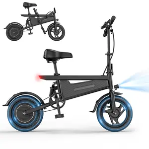 [AOPO] Exclusive link. L1 Electric Bike for Adults, 350W Powerful Motor Up to 22/28MPH, 48V 5.2/9Ah Battery 20 Miles Range, Lightweight 14" Foldable E-Bike with Phone Holder, With Shock Absorption & Pedal Assist