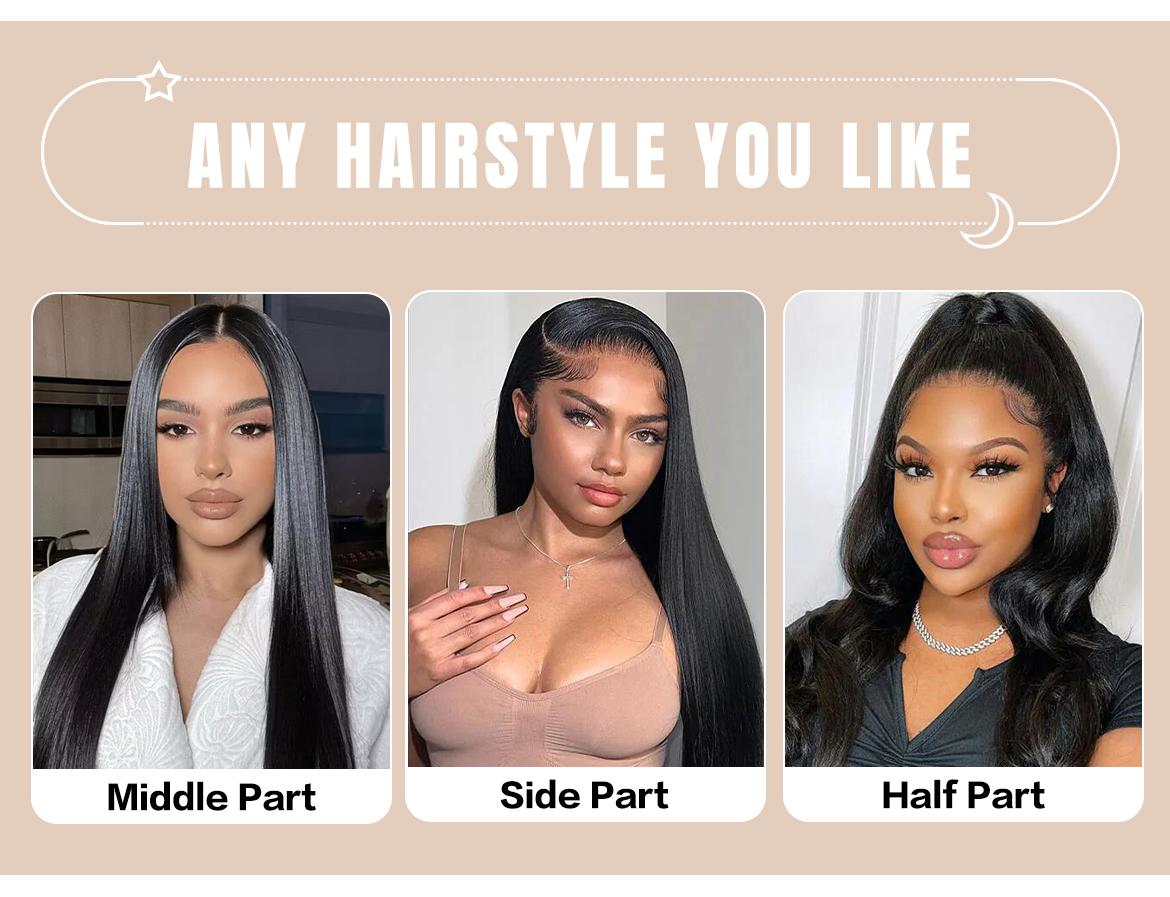 Wavymy Hair M-Cap 9x6 Lace Wear Go Glueless Ocean Wave Pre-bleached Wigs 180% Density