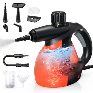 Pressurized Handheld Natural Steam Cleaner with Replacement Parts - Multi-Purpose Steam Cleaners for Home, Kitchen Use