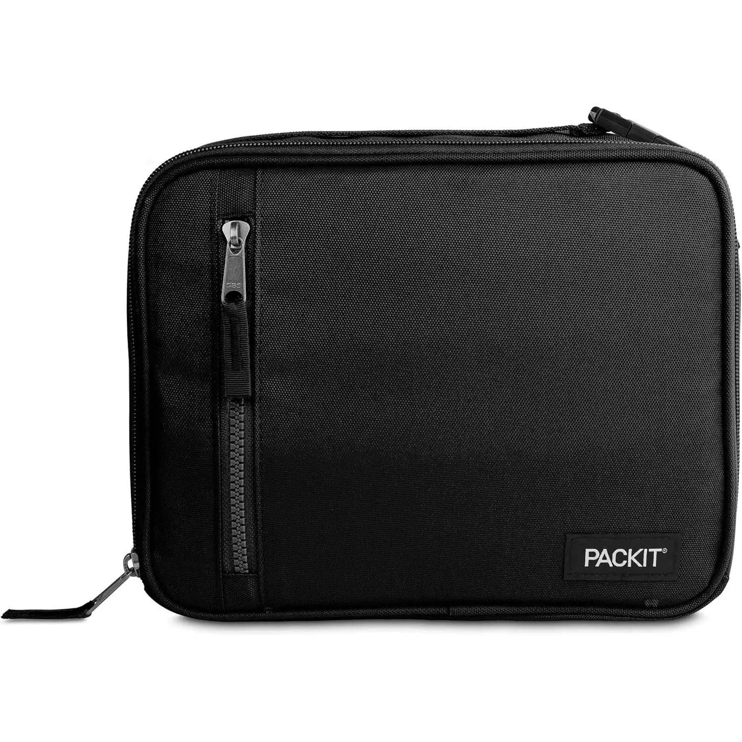 Freezable Insulated Lunch Box with Built In Cooling Technology, Collapsible Reusable Design Keeps Food Fresh Without Ice Packs, Zip Closure with Front Pocket and Carry Handle, Practical Food Storage Essential for Work School and Travel